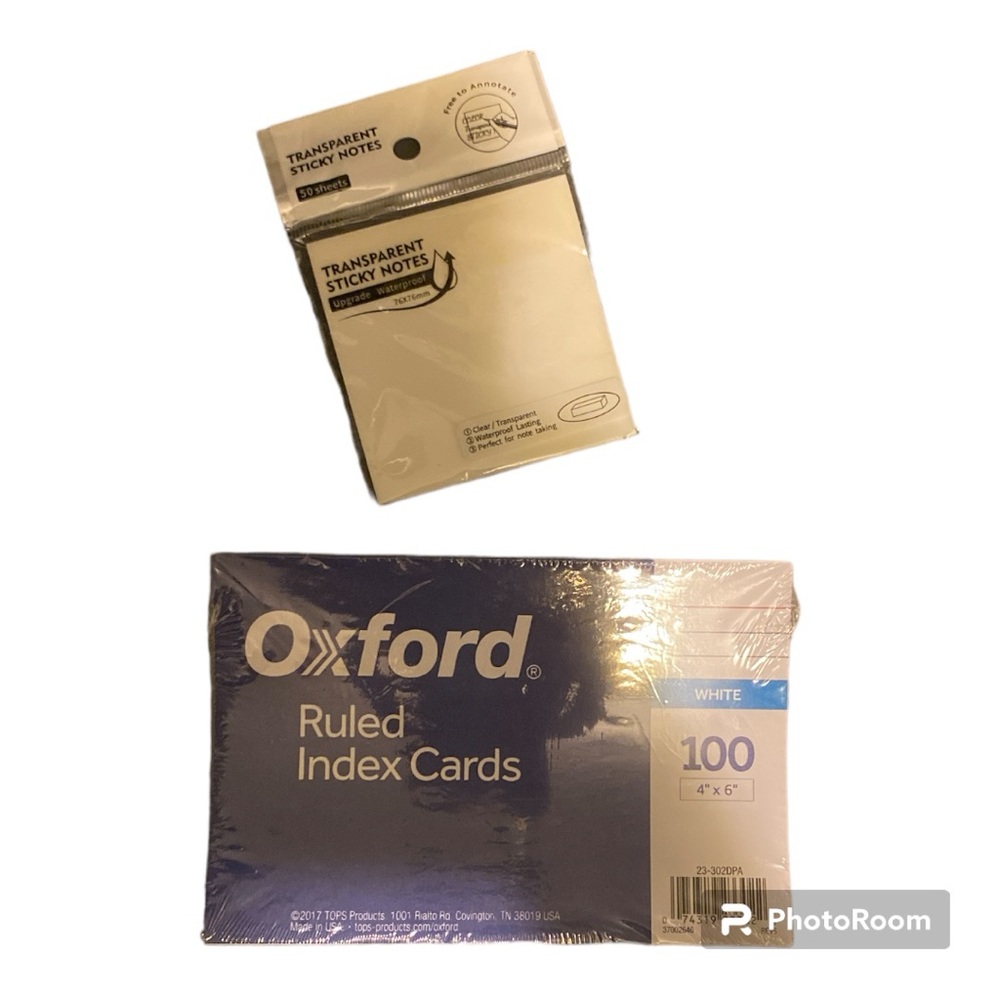♥️Nursing school note cards & sticky notes